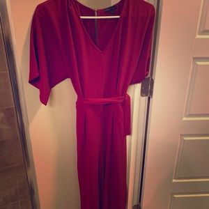 Super cute red jumpsuit